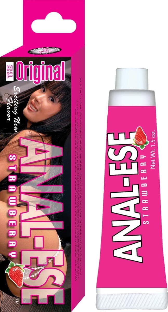 Anal-Ese Flavored Desensitizing Gel, Strawberry -1 Pack .5Oz