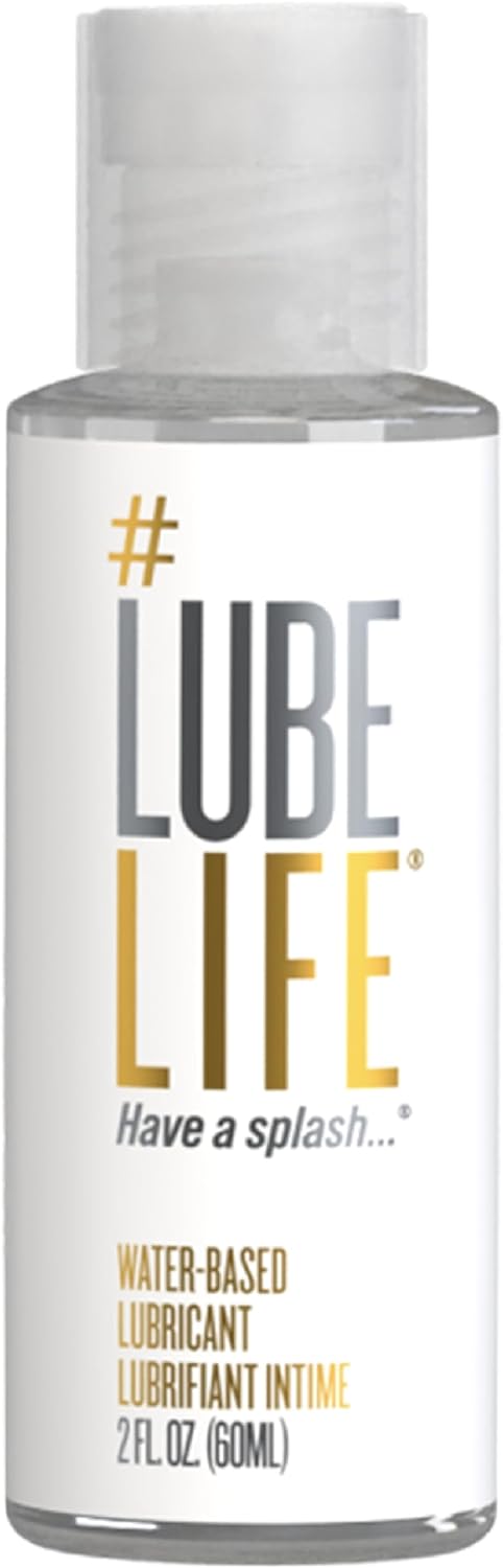 Water-Based Personal Lubricant, Lube for Men, Women and Couples, Non-Staining, 8 Fl Oz