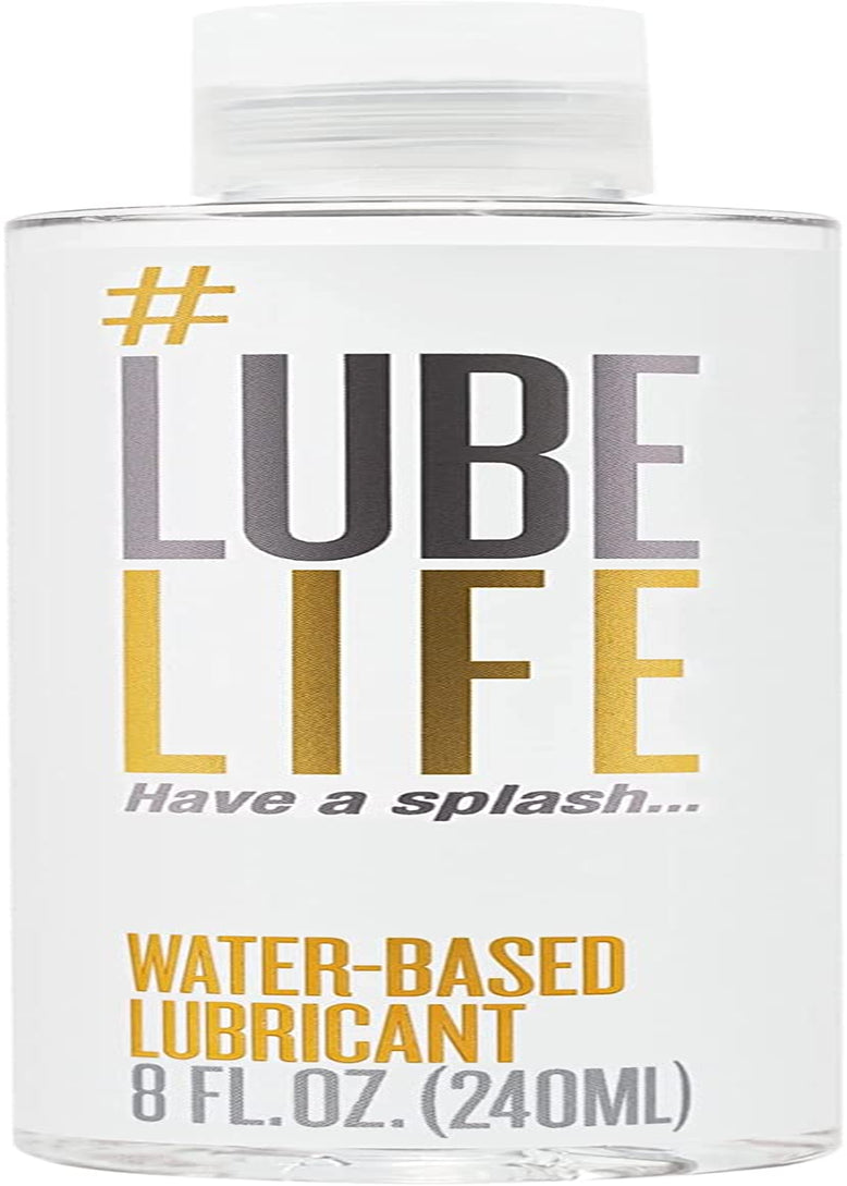 Water-Based Personal Lubricant, Lube for Men, Women and Couples, Non-Staining, 8 Fl Oz